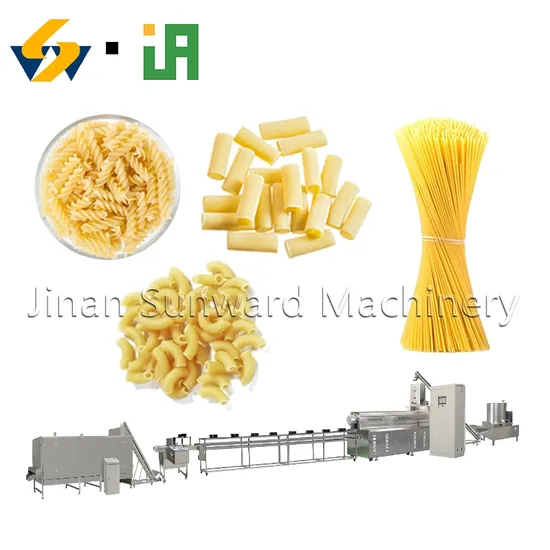 Vendita calda Snack Pellet Macchina Pasta Maccheroni Lavorazione Linea di lavorazione estrusore Attrezzatura per maccheroni