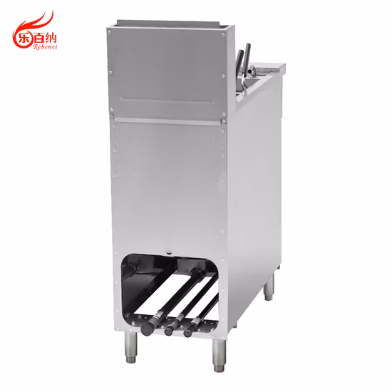Cuocitore per pasta a gas a sei fori, vasca singola, commerciale in acciaio inossidabile, con termostato e limitatore elevato (PC11)